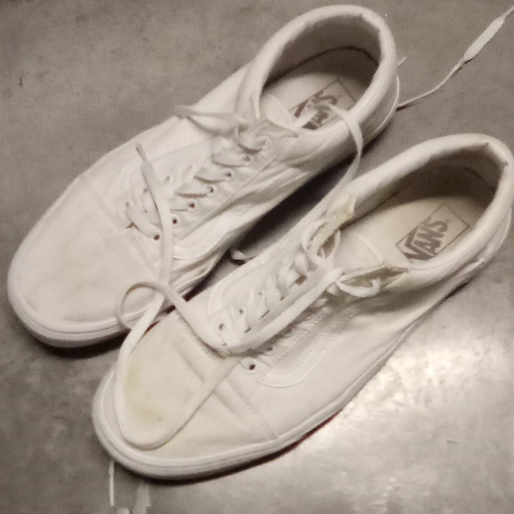 Vans white shoes, size 14 (fits like a 13).